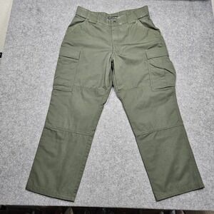5.11 Tactical Men's Ripstop TDU Work Pants Green Large